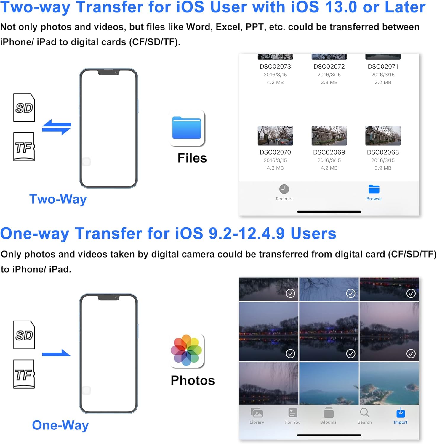 SD Card Reader for iPhone, Memory Card Reader - Image 5