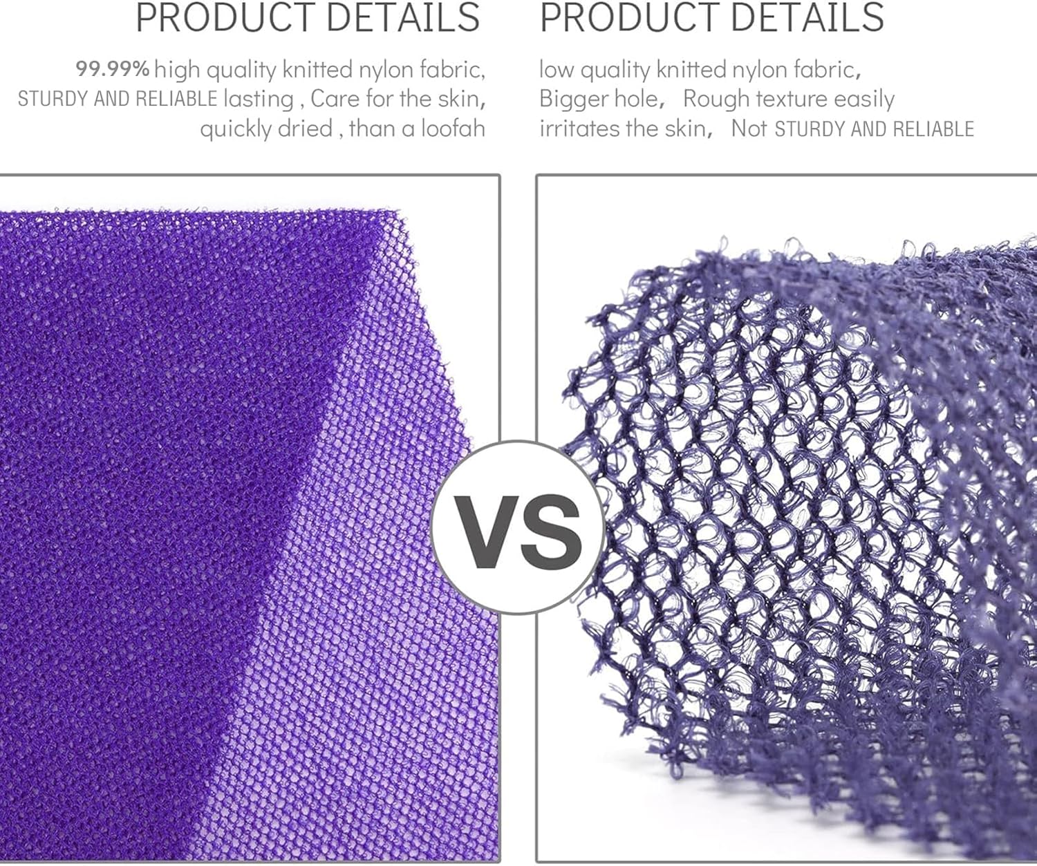 3 Pieces African Bath Sponge - Image 2