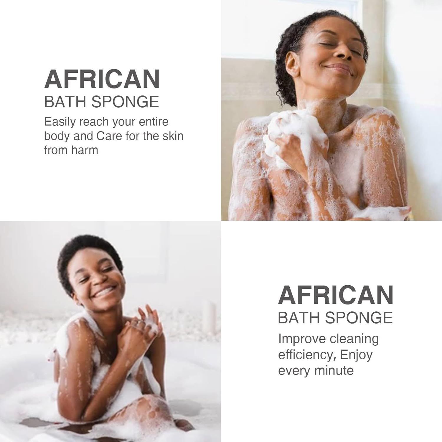 3 Pieces African Bath Sponge - Image 5