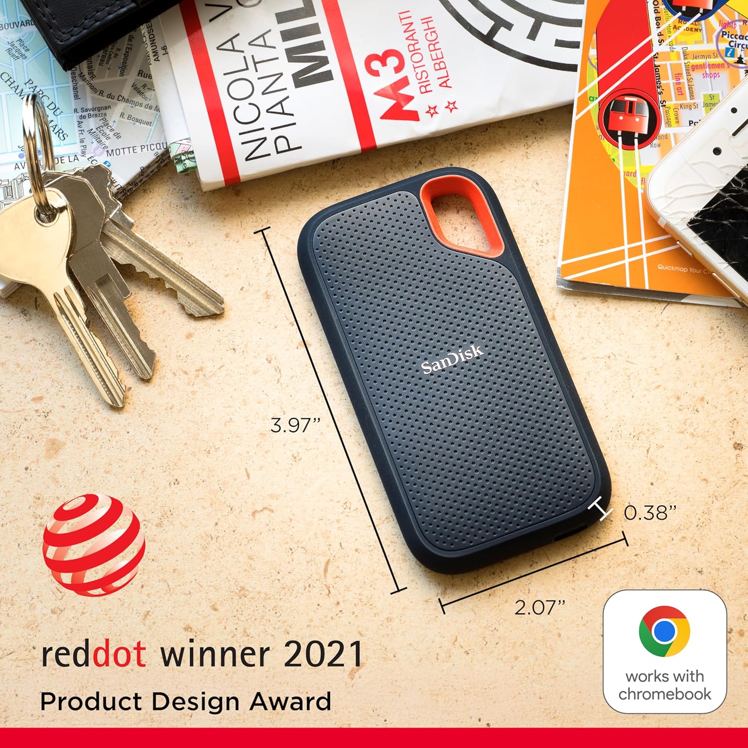 SanDisk 1TB Extreme Portable SSD - Image 2