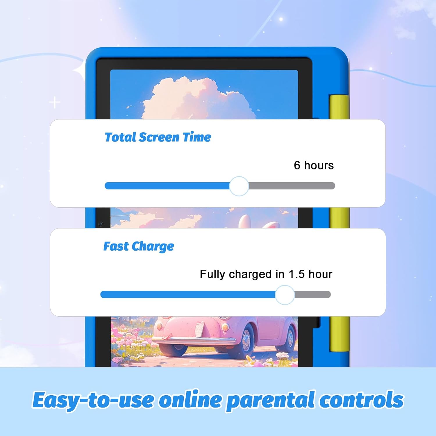 Kids Tablet, Android 14 Tablet for Kids 10 inch Octa-Core with Case - Image 5