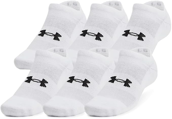 Under Armour Unisex Adult Training Cotton No Show Socks (6 Pairs)