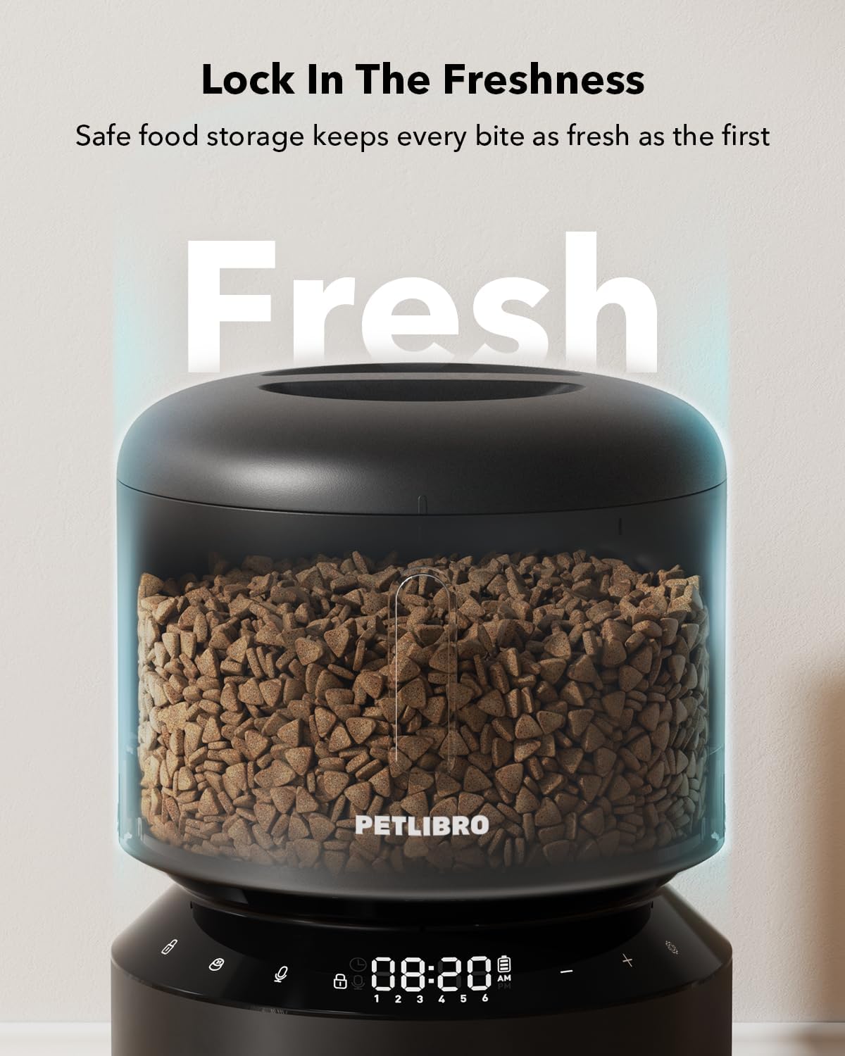 PETLIBRO Automatic Cat Feeder, Automatic Dog Food Dispenser with Freshness Preservation, Timed Pet Feeders for Dry Food - Image 2