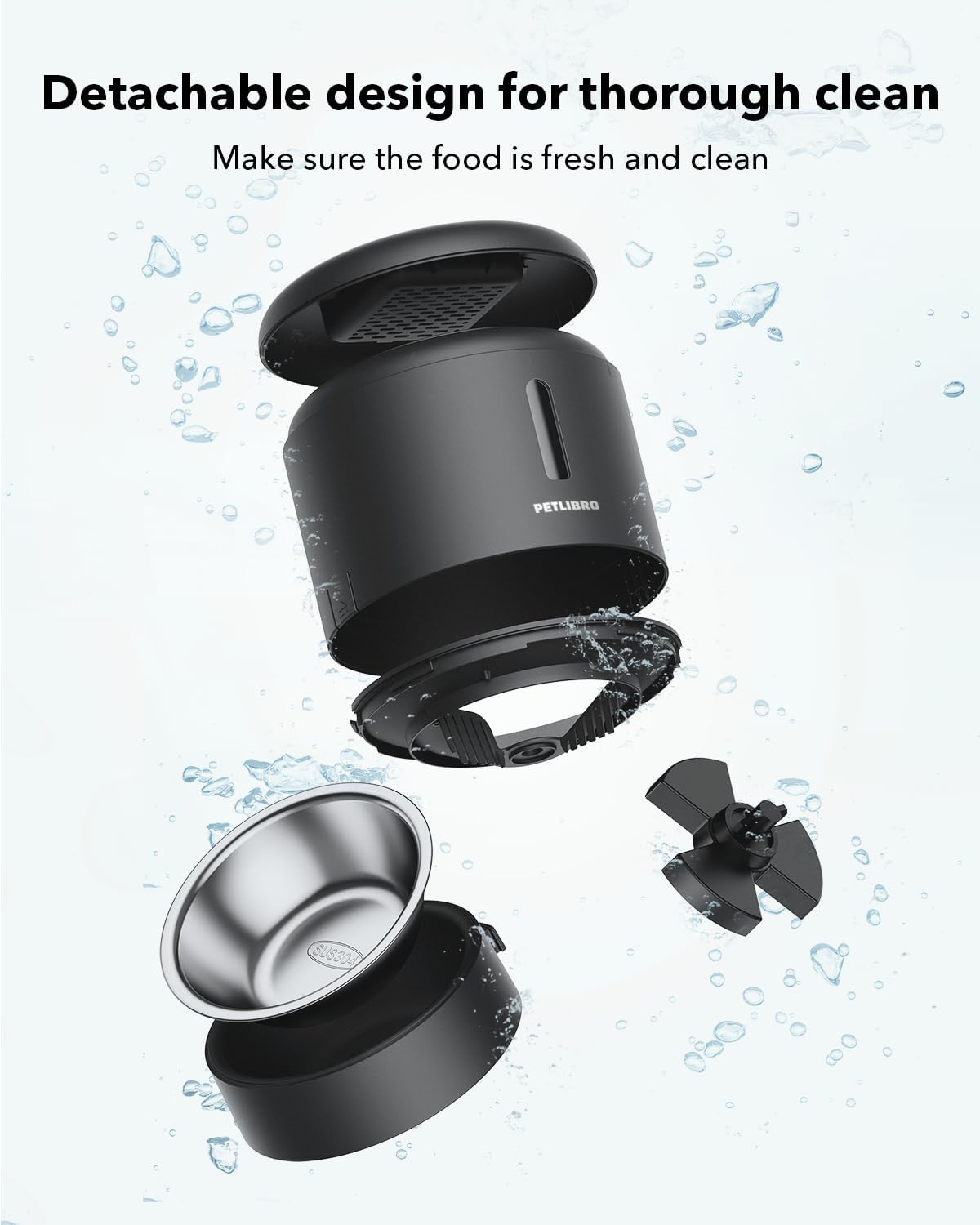 PETLIBRO Automatic Cat Feeder, Automatic Dog Food Dispenser with Freshness Preservation, Timed Pet Feeders for Dry Food - Image 7