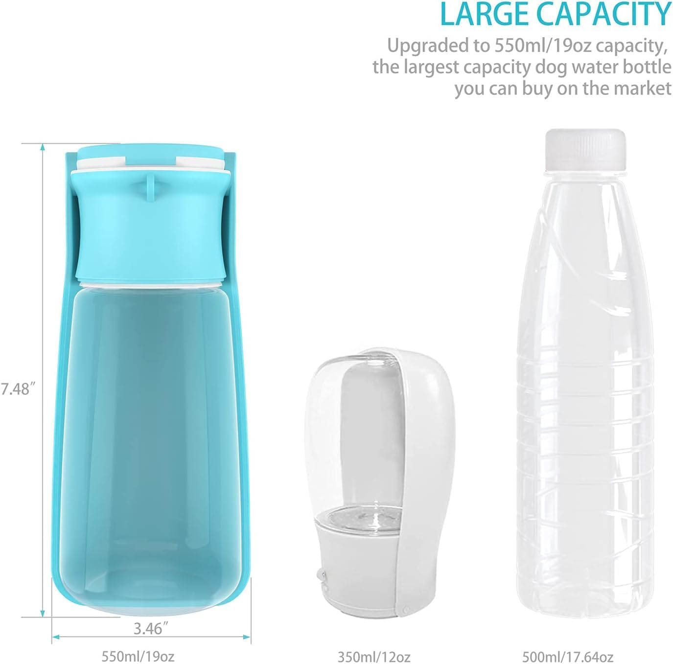 Portable Dog Small Animals Water Bottle for Walking - Image 3