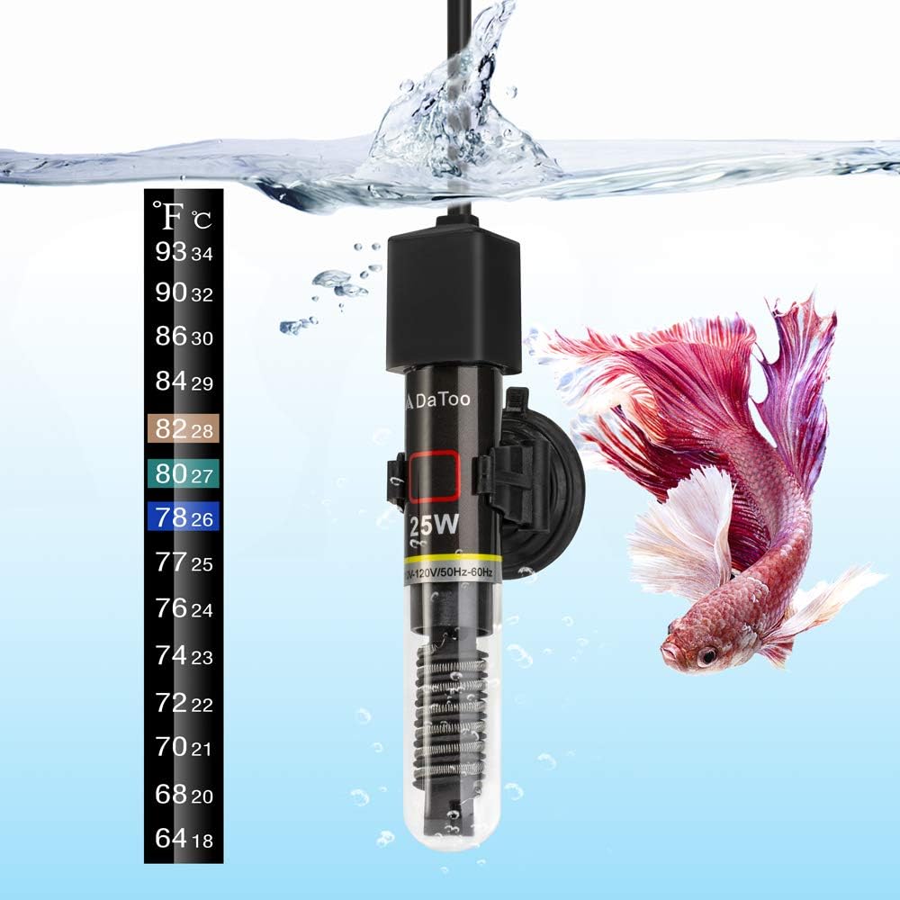 Mini Aquarium Heater 25W Small Fish Tank