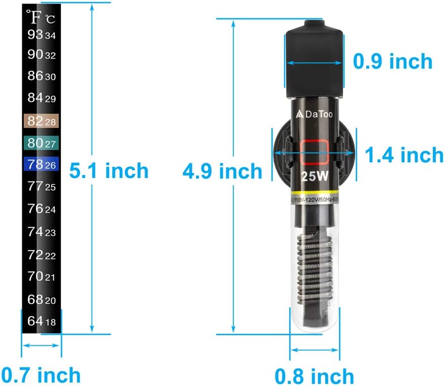 Mini Aquarium Heater 25W Small Fish Tank - Image 2