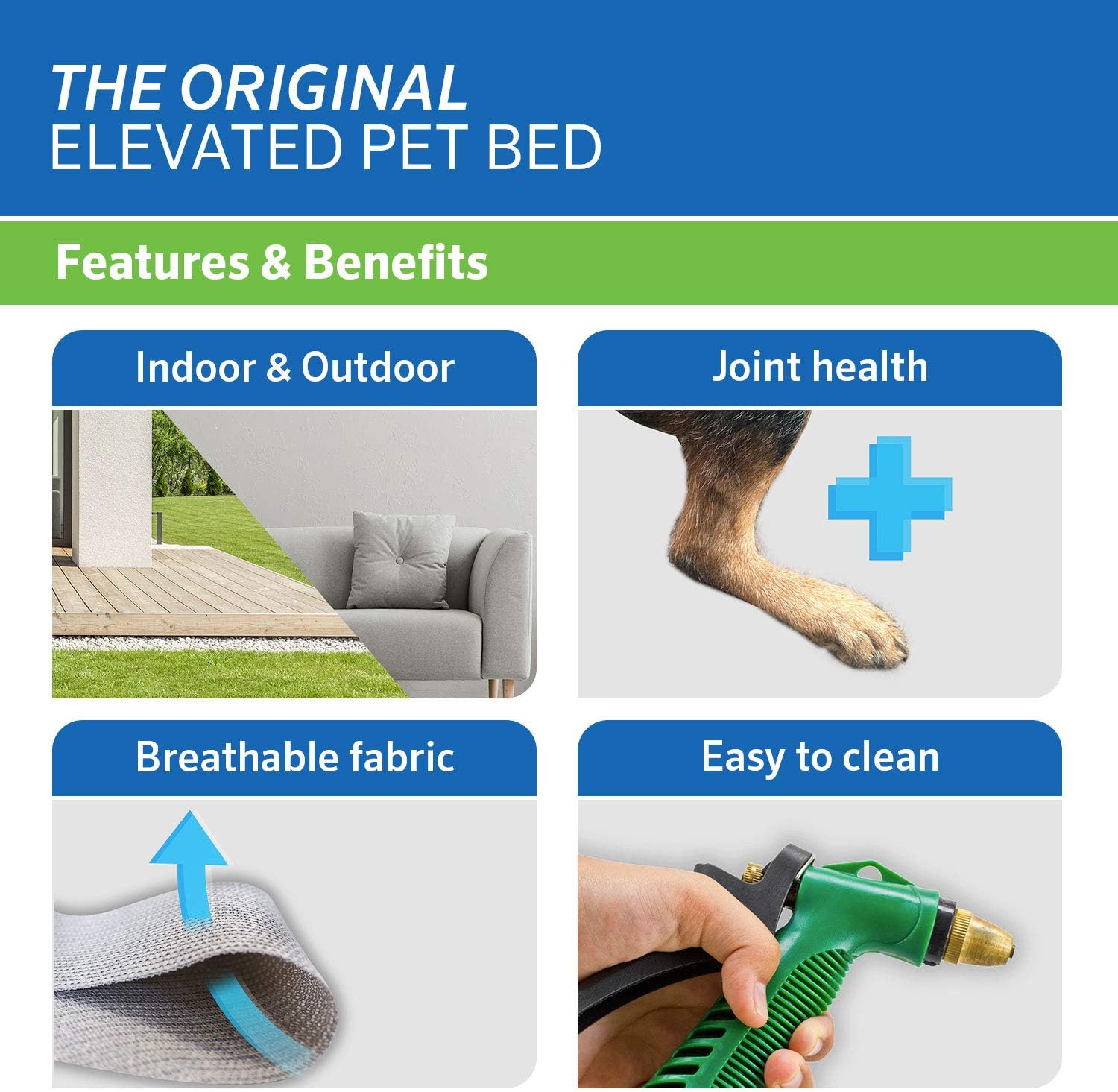 Coolaroo Original Elevated Dog Bed - Image 3