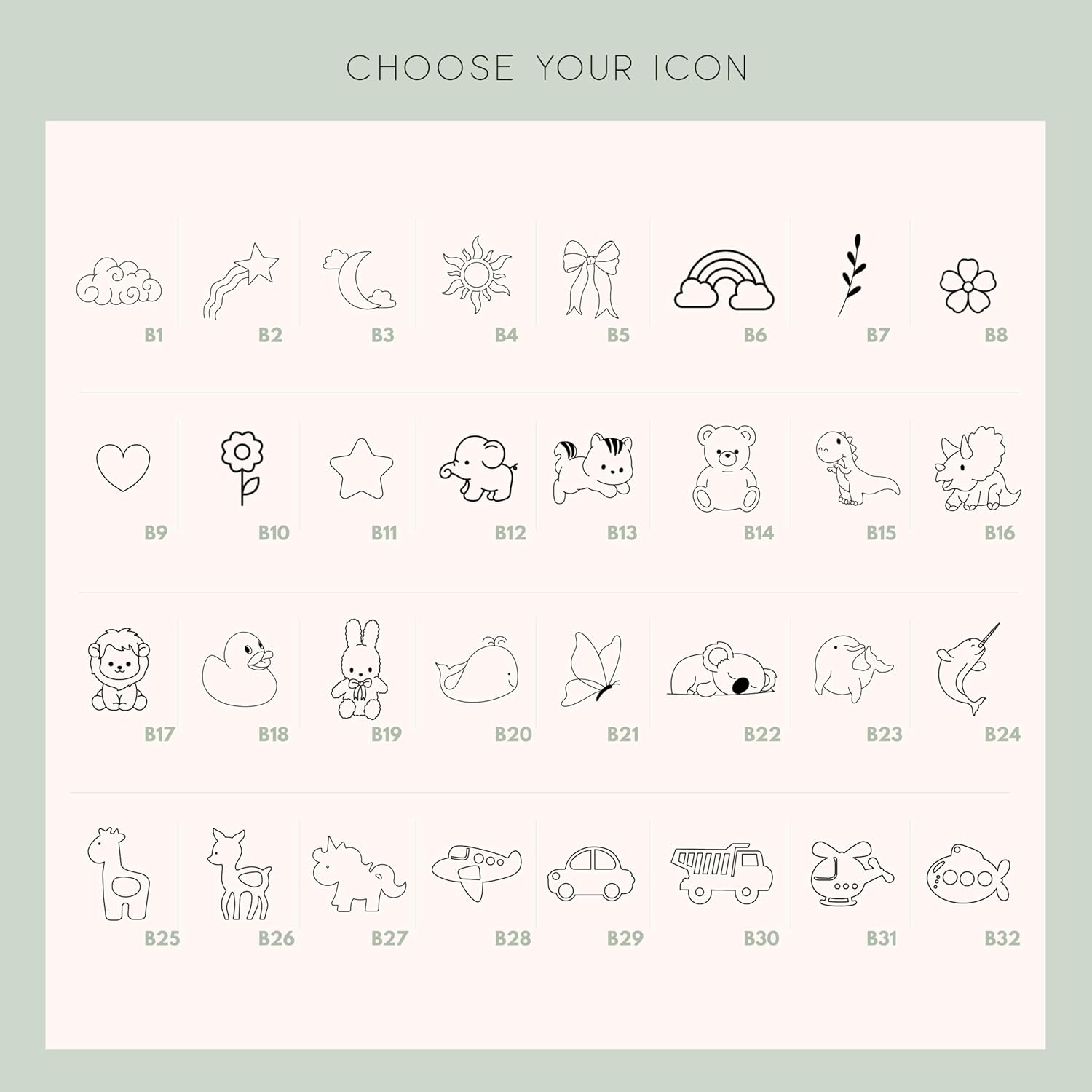 Custom Wooden Baby Brush set - Image 2