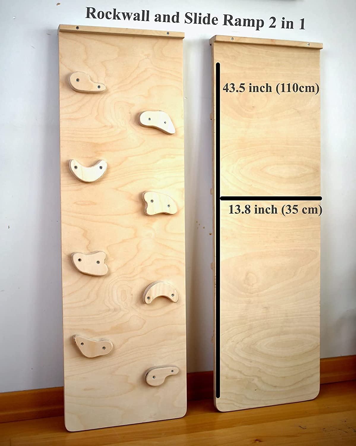 Climbing Arch with Pillow, Montessori Wooden Rocker Arch - Image 9