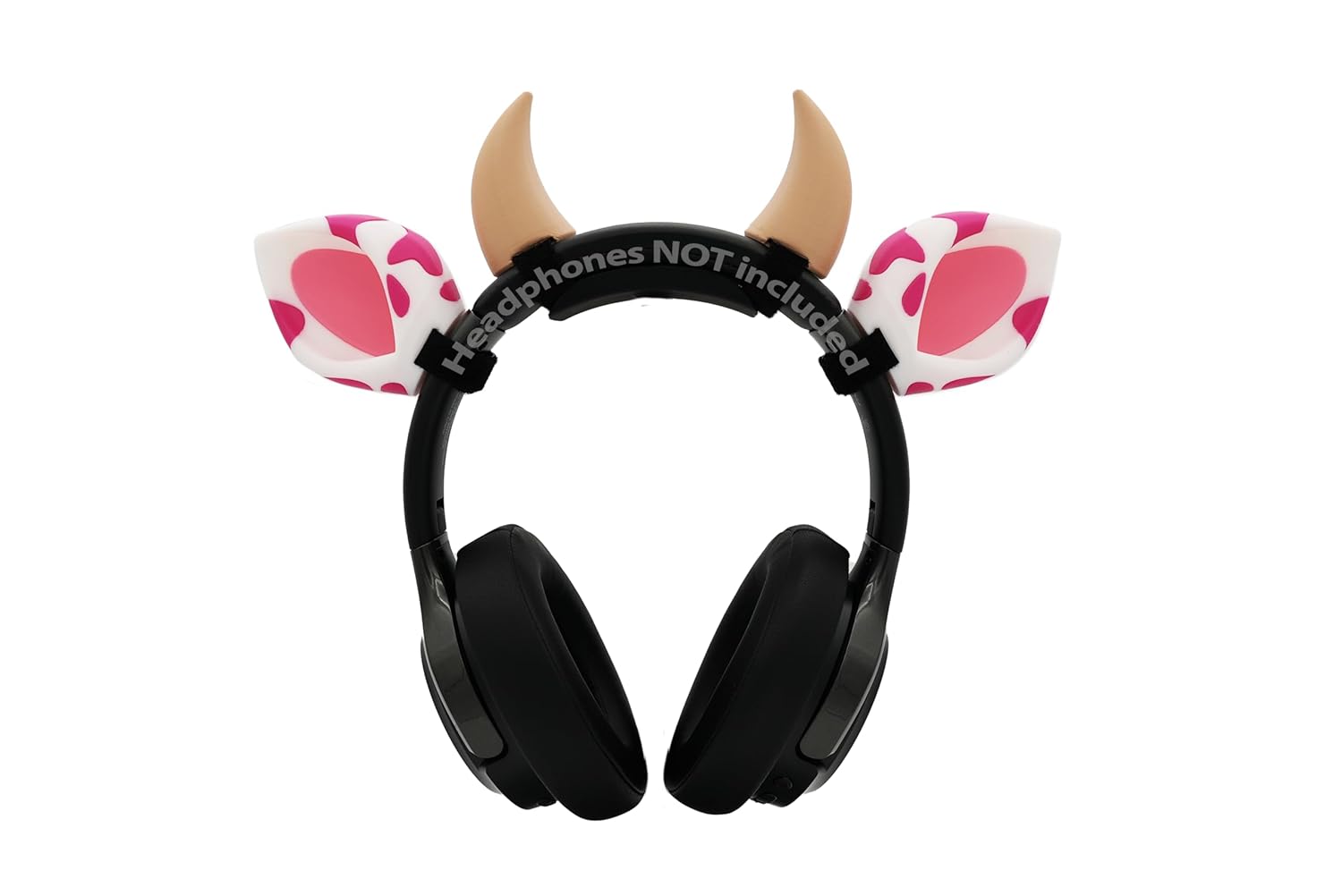 Elegance & Geekery LLC Cow Ears and Horns for Headphones