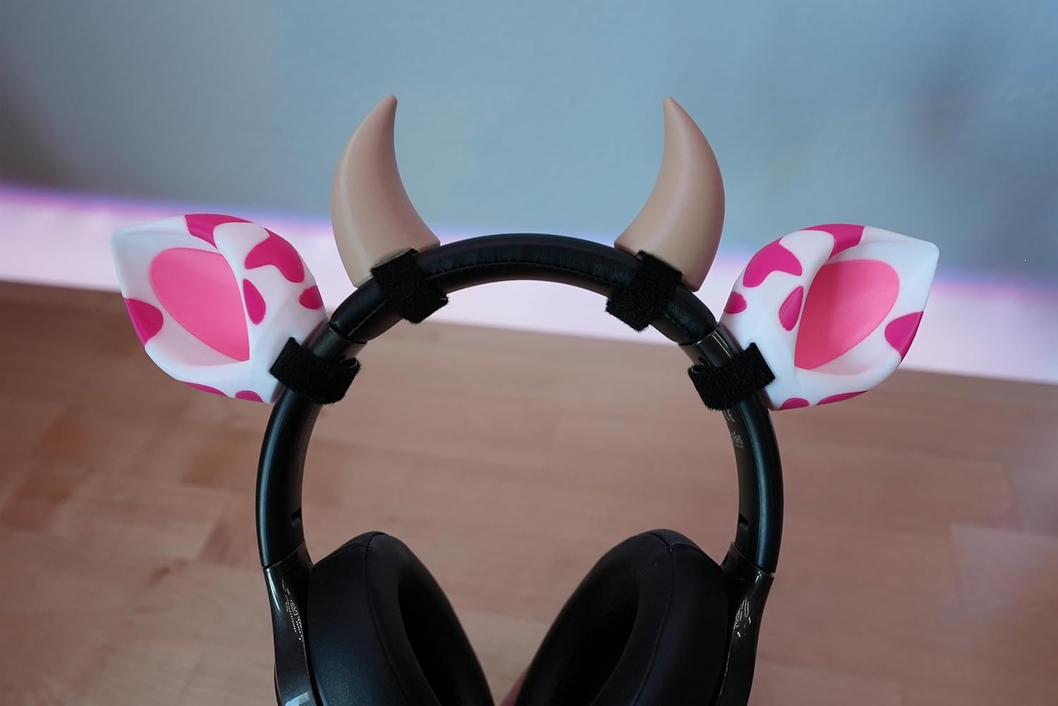 Elegance & Geekery LLC Cow Ears and Horns for Headphones - Image 4