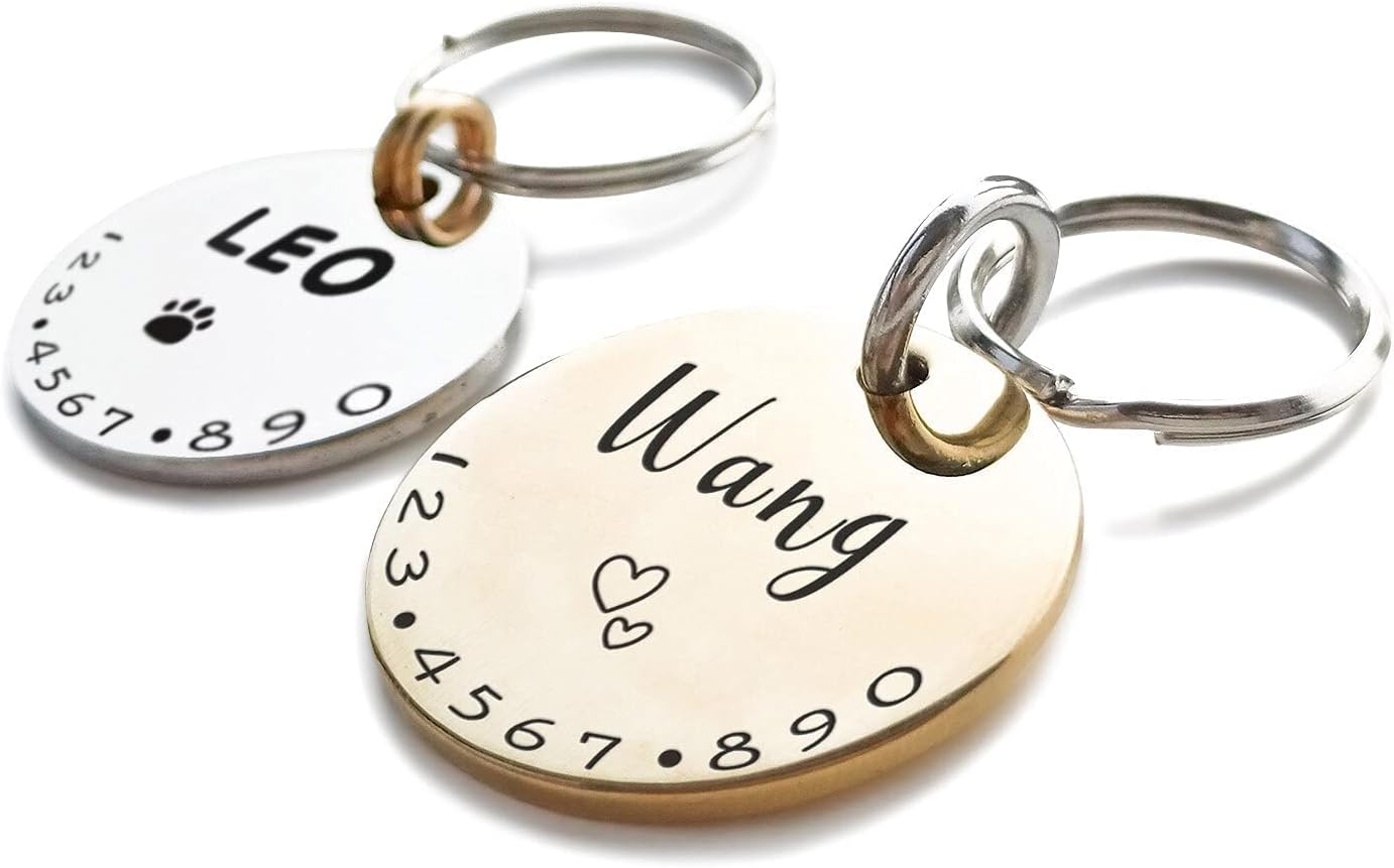 Cats Dogs ID Tags Personalized Lovely Symbols