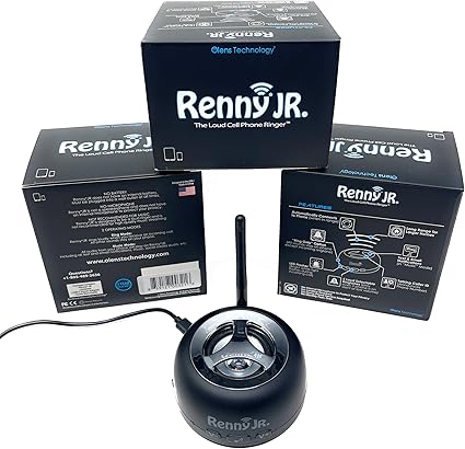 RENNY - Loud Cell Phone Ringer, Amplifier & Flasher for Hearing - Image 4