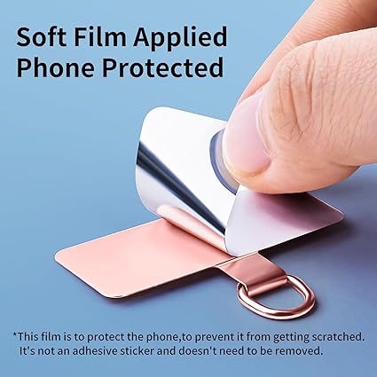 Phone Tether Tab for iPhone, Cell Phone Lanyard Patch - Image 3