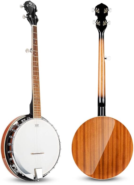 Vangoa Banjo 5 String Full Size Banjos Set with Resonator - Image 2