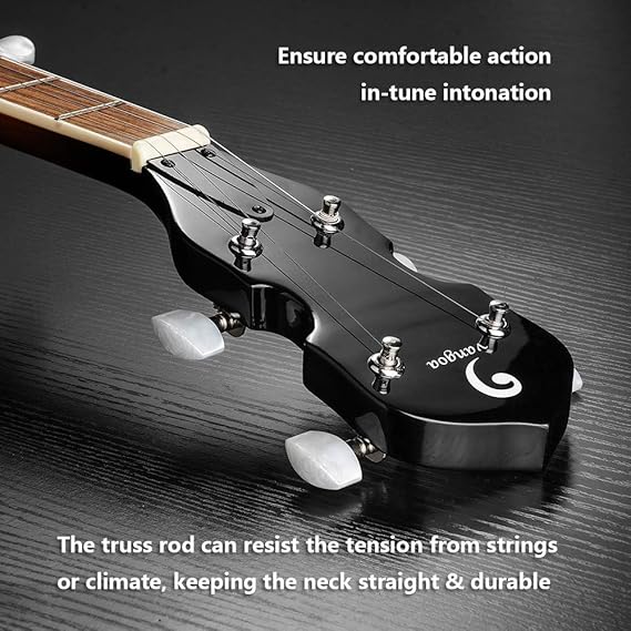 Vangoa Banjo 5 String Full Size Banjos Set with Resonator - Image 4