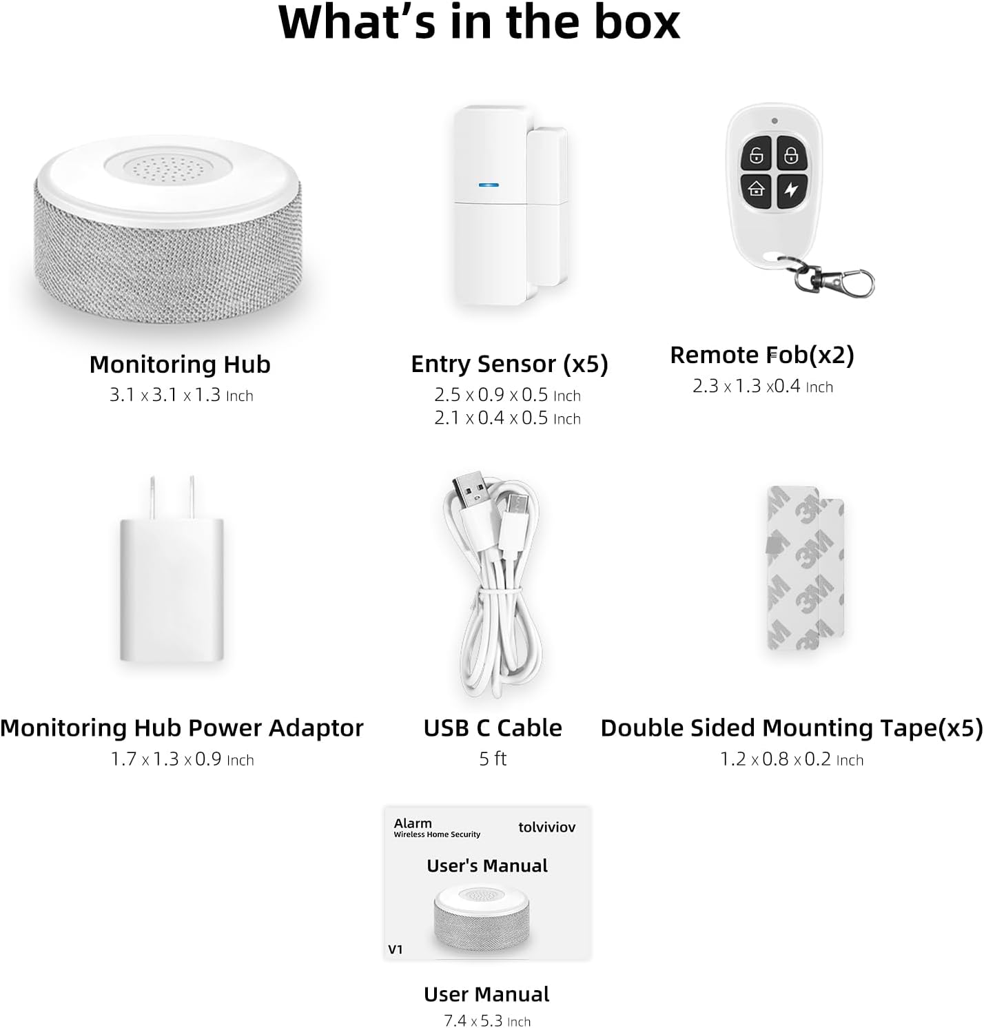 WiFi Door Alarm System, Wireless DIY Smart Home Security System, with Phone APP Alert - Image 9