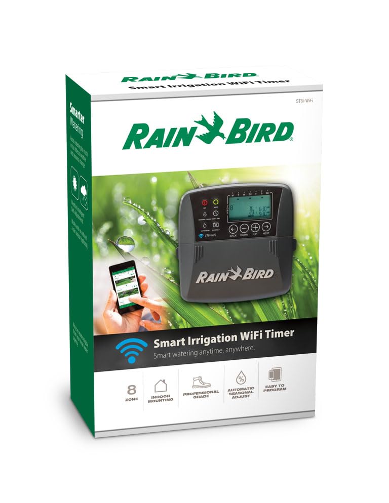 Rain Bird ST8I-2.0 Smart Indoor WiFi Sprinkler/Irrigation System Timer/Controller - Image 6