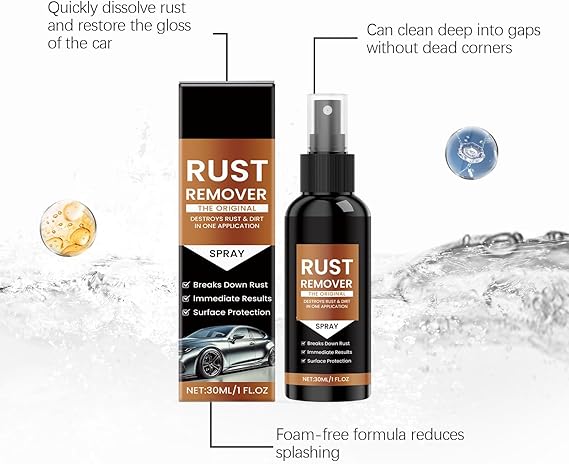 Rust Remover Spray for Metal, 2 Packs Heavy Duty Metal Cleaner - Image 7