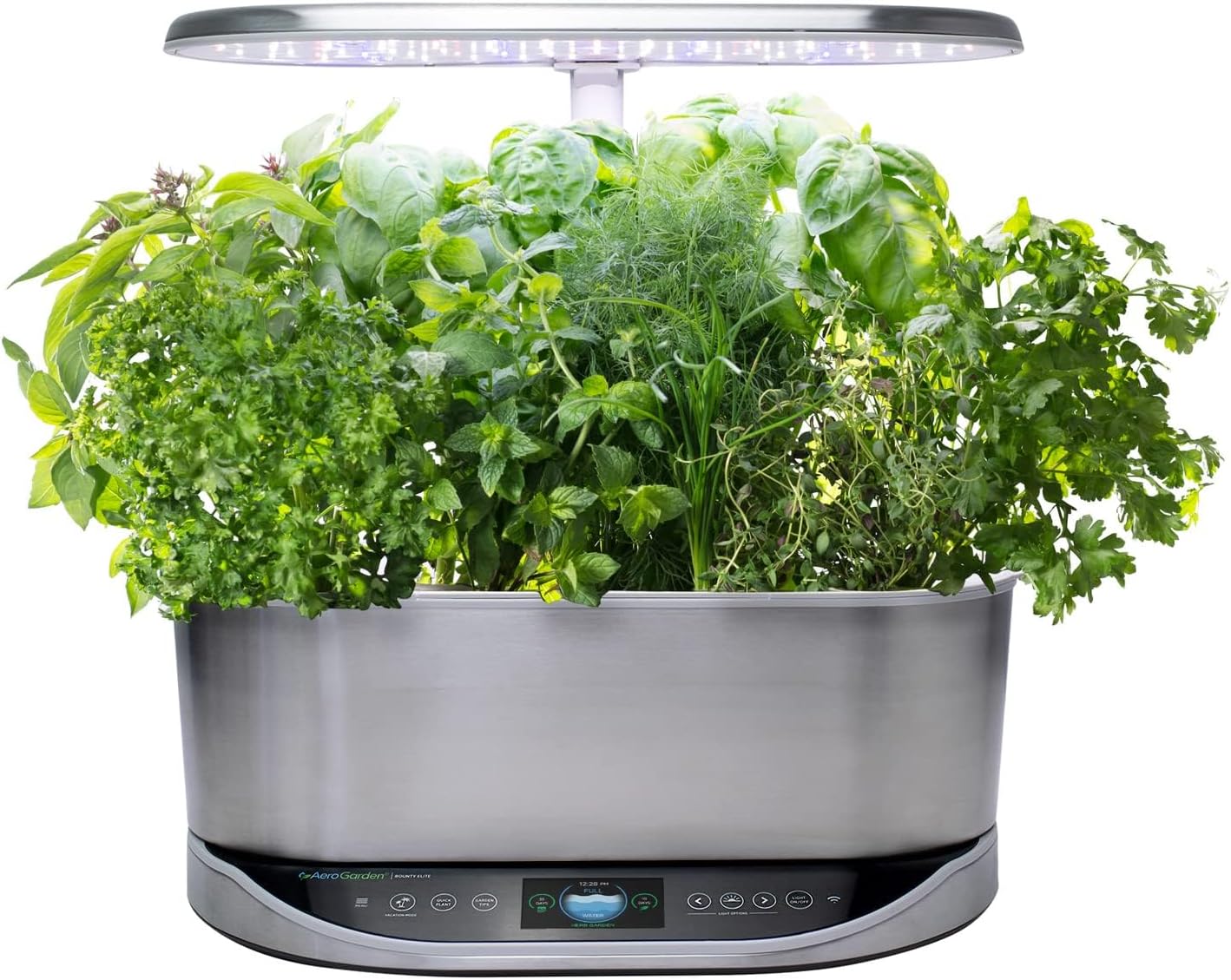AeroGarden Bounty Elite - Indoor Garden with LED Grow Light, WiFi and Alexa Compatible