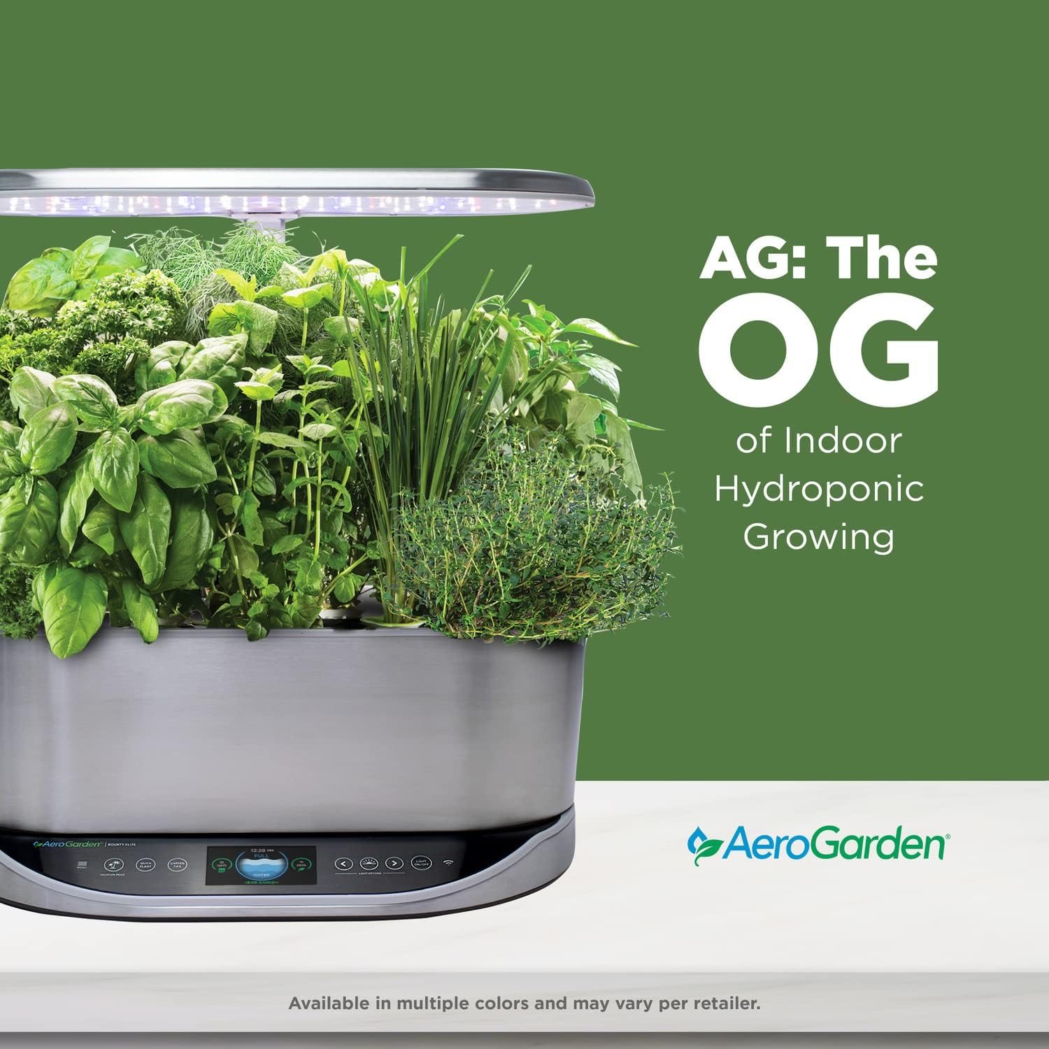 AeroGarden Bounty Elite - Indoor Garden with LED Grow Light, WiFi and Alexa Compatible - Image 4