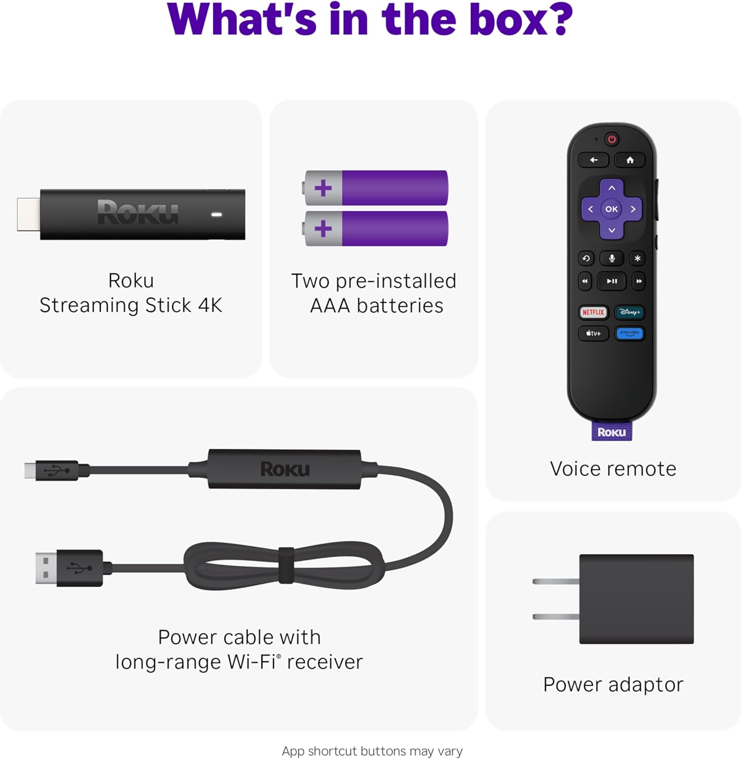 Roku Streaming Stick 4K - HDR & Dolby Vision Roku Streaming Device for TV with Voice Remote & Long-Range Wi-Fi - Image 12