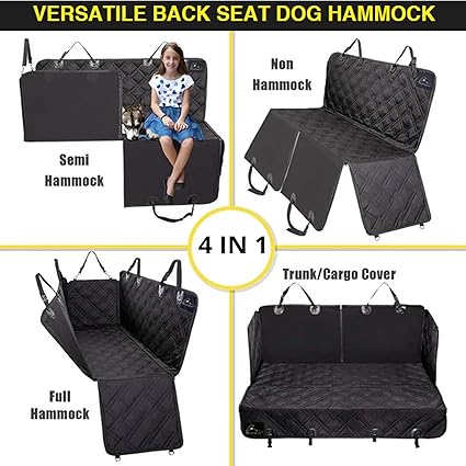 Meadowlark XL Dog Seat Covers Premium Unique Mesh Design & Entire Car Protection - Image 2