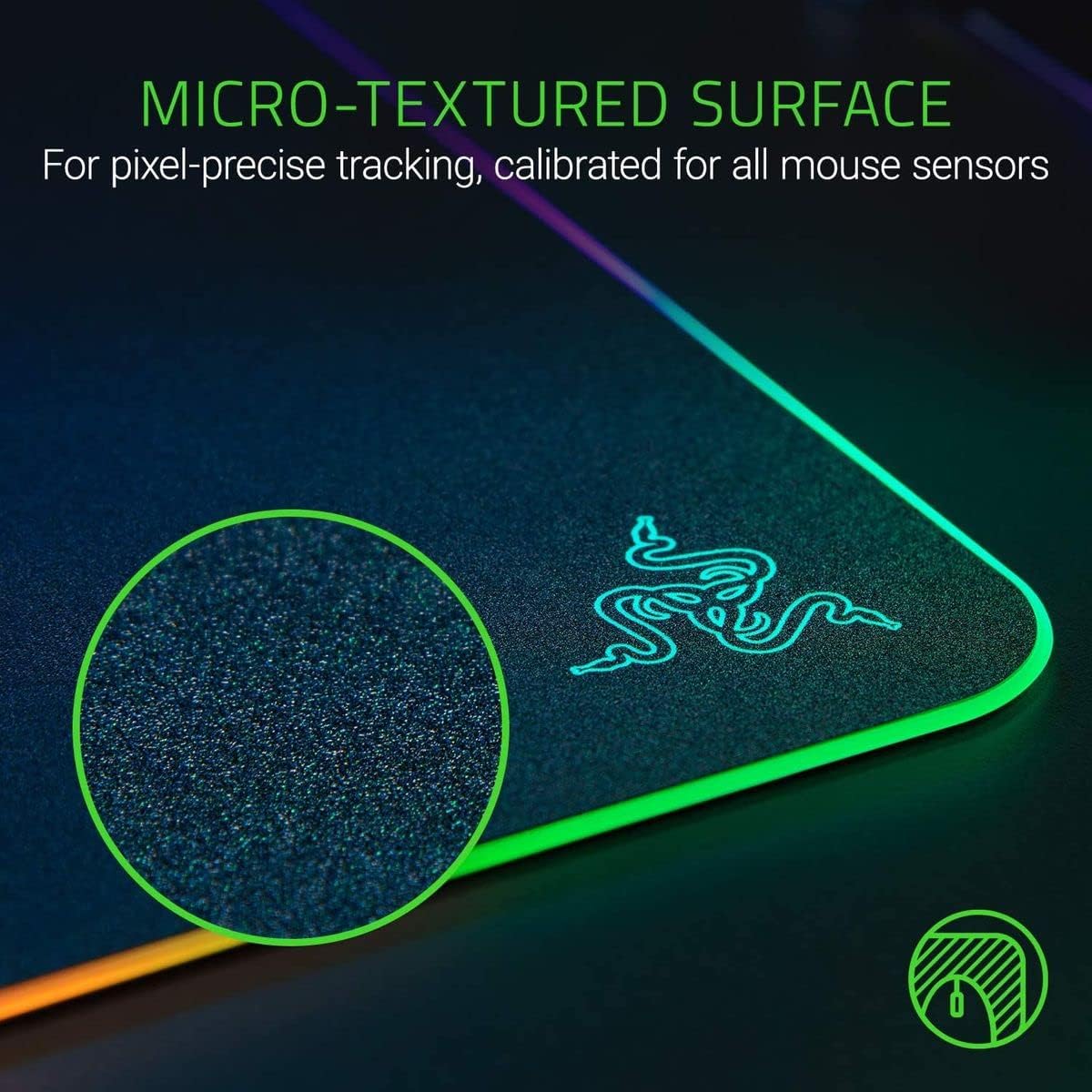 Razer Firefly Hard V2 RGB Gaming Mouse Pad - Image 6