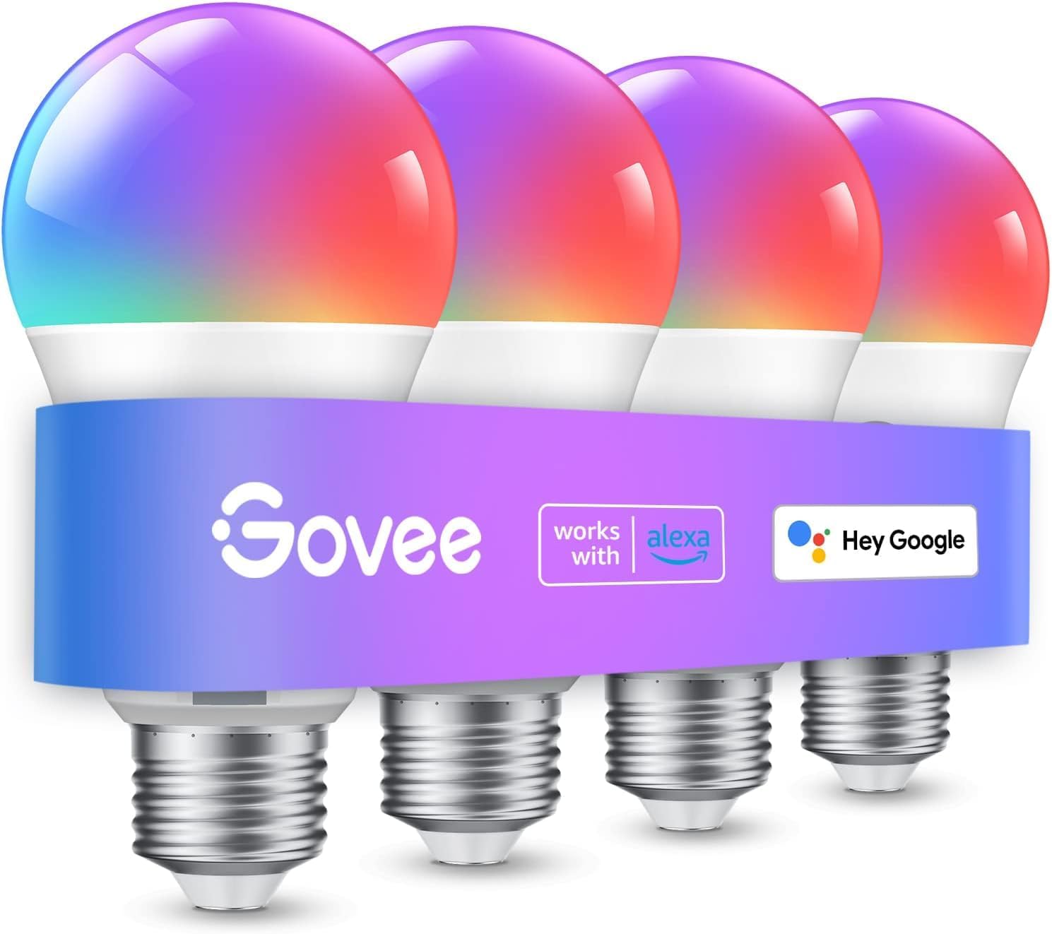 Govee Smart Light Bulbs, Color Changing Light Bulb