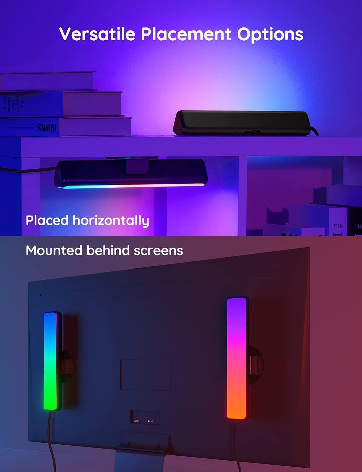 Govee Smart LED Light Bars, Work with Alexa and Google Assistant - Image 6