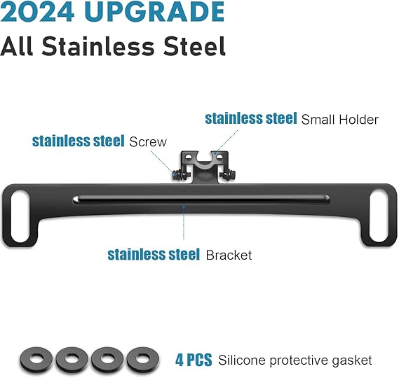 Universal Car Rear View Camera License Plate Bracket - Image 3