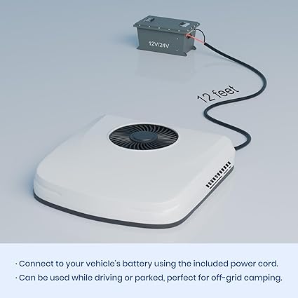 RV Air Conditioner, 12V 10000 BTU Rooftop Air Conditioner for RVs - Image 2