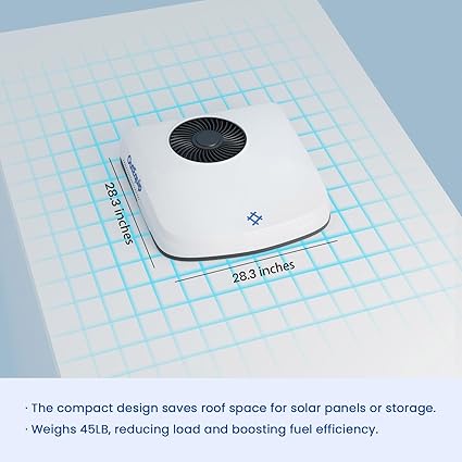 RV Air Conditioner, 12V 10000 BTU Rooftop Air Conditioner for RVs - Image 6