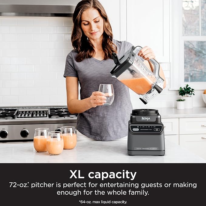 Ninja BR201AMZ Professional Blender 2.0, 1200 Watts, Auto-iQ Program - Image 4