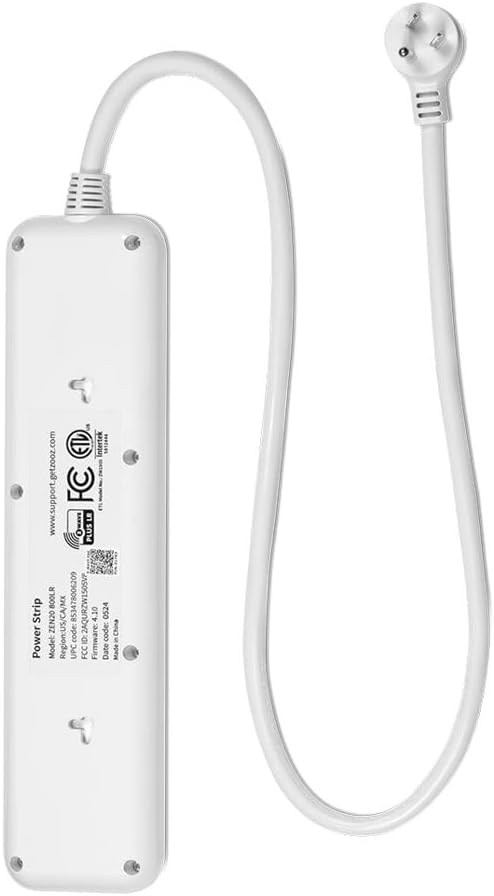 Zooz Z-Wave Long Range Power Strip ZEN20 800LR with Energy Monitoring and 2 USB Ports - Image 8
