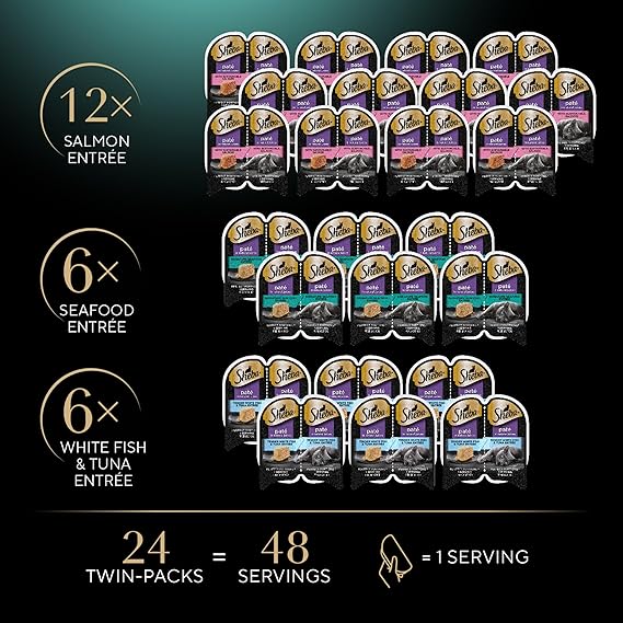 Sheba Perfect Portions Wet Cat Food Pate with Sustainable Salmon - Image 2