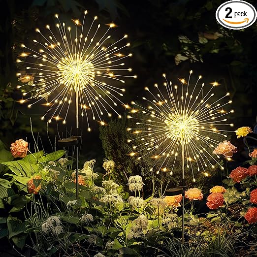 GIGALUMI Garden Outdoor Decor Lights 120LED 2Pack