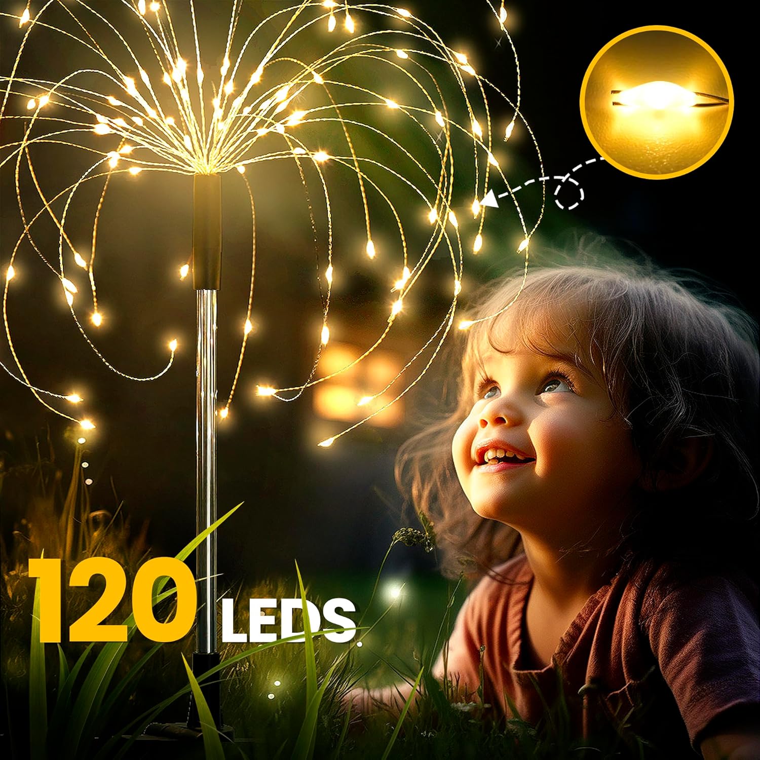 GIGALUMI Garden Outdoor Decor Lights 120LED 2Pack - Image 7