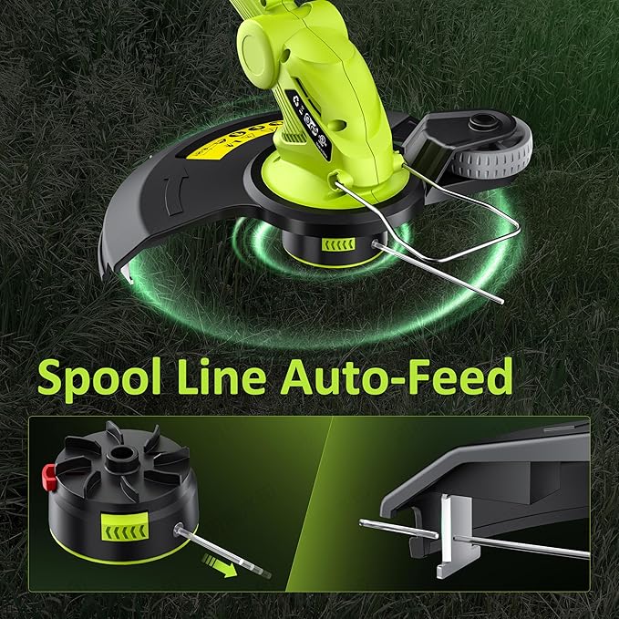 Electric String Trimmer Cordless with 2x2.0Ah Battery - Image 5