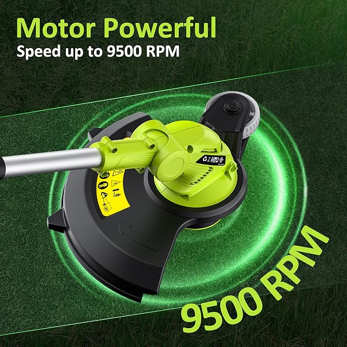 Electric String Trimmer Cordless with 2x2.0Ah Battery - Image 6