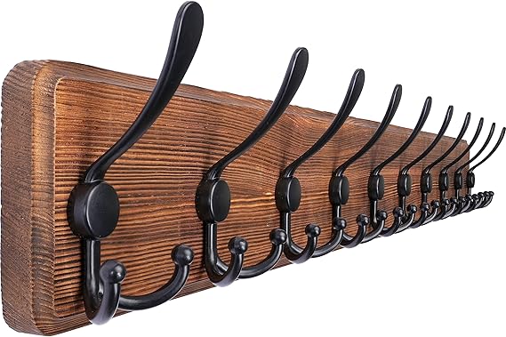SKOLOO Rustic Large Coat Rack Wall