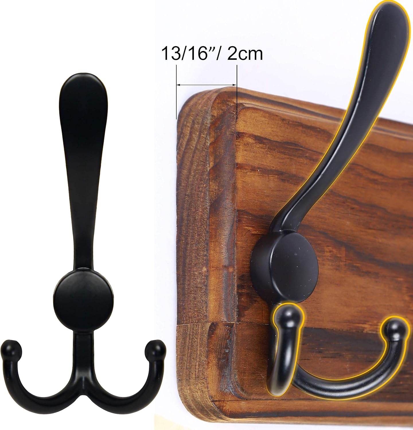 SKOLOO Rustic Large Coat Rack Wall - Image 7