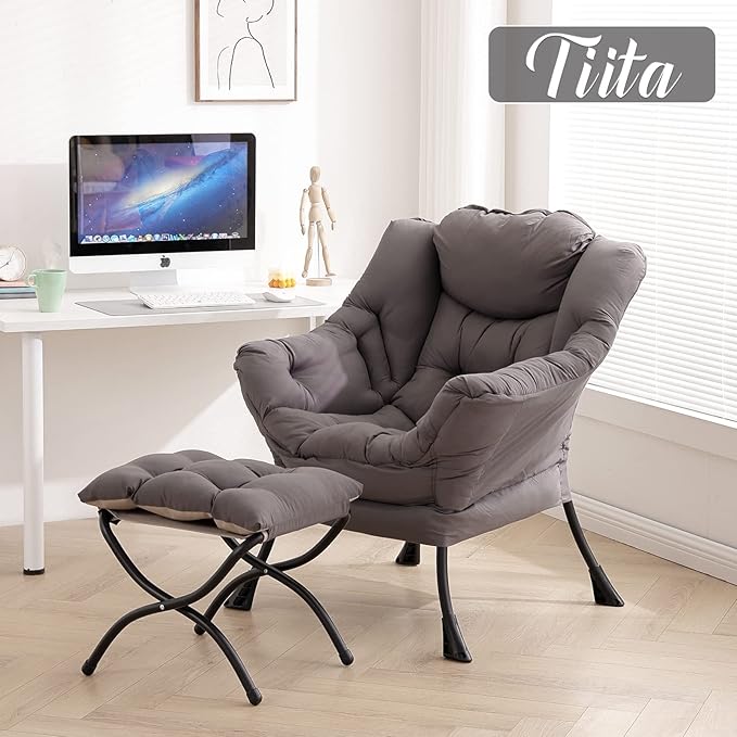Tiita Lazy Chair with Ottoman - Image 2