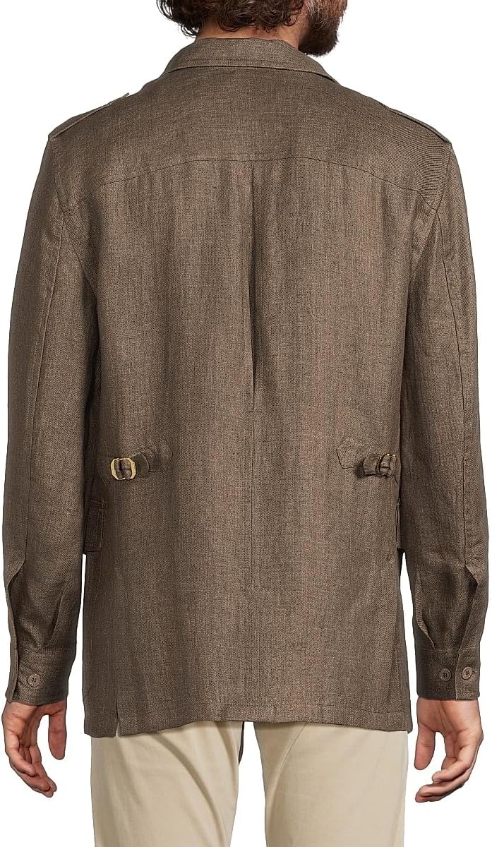 Stefano Ricci Linen Shirt Jacket - Image 4